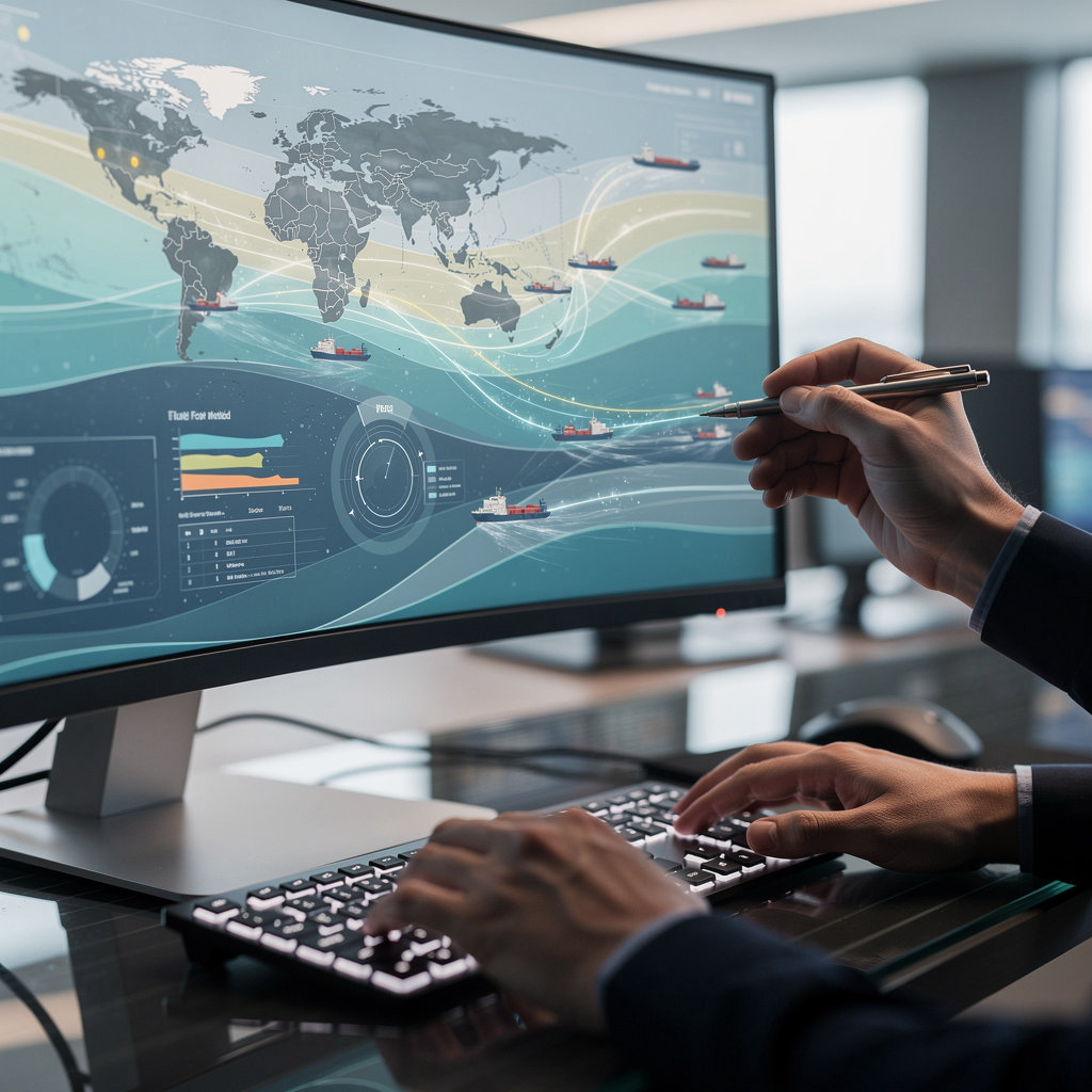 NautIA processo de previsão de ETA combinando AIS, meteorologia e algoritmo proprietário